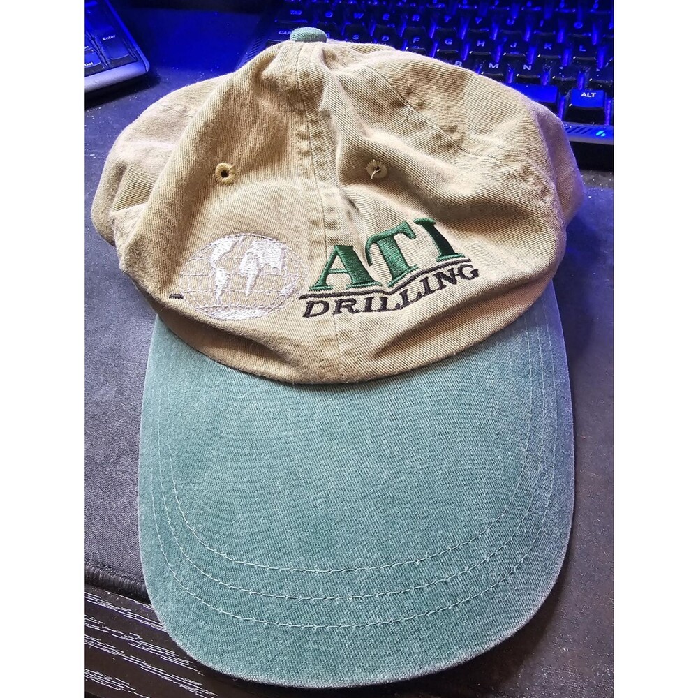 Vintage ATI Drilling Hat Adams Upscale Fashion Headwear Leather Strap Cap